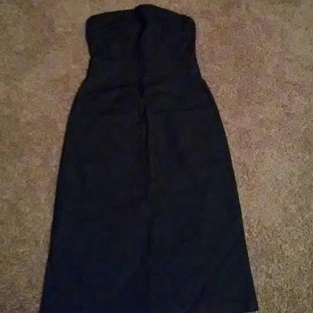 Ralph Lauren strapless denim dress